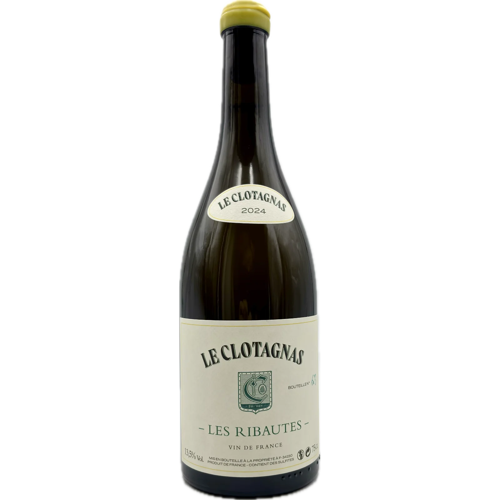 Bouteille de Le Clotagnas - Les Ribautes 2023